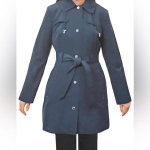 London Fog teal raincoat